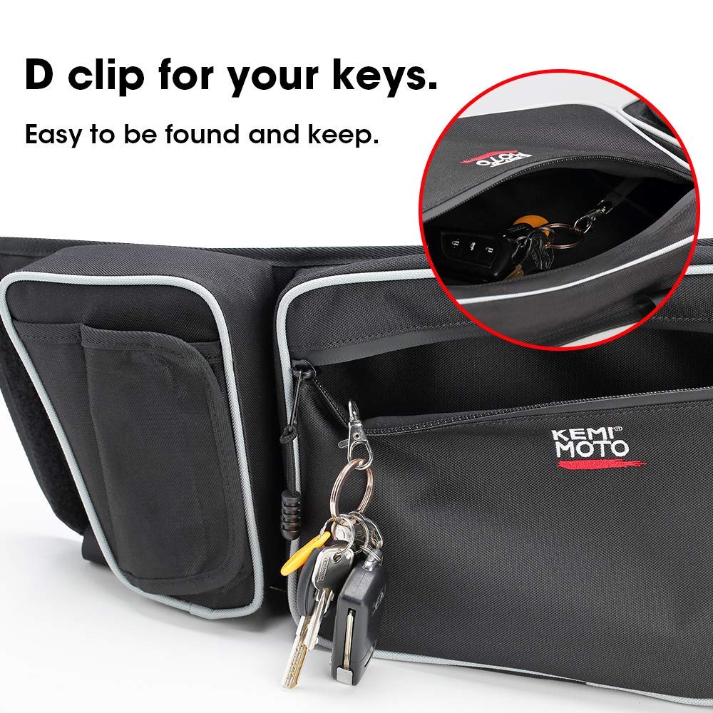 Storage Door Bags with Removable Knee Pad for Can Am Maverick X3 - Image 7