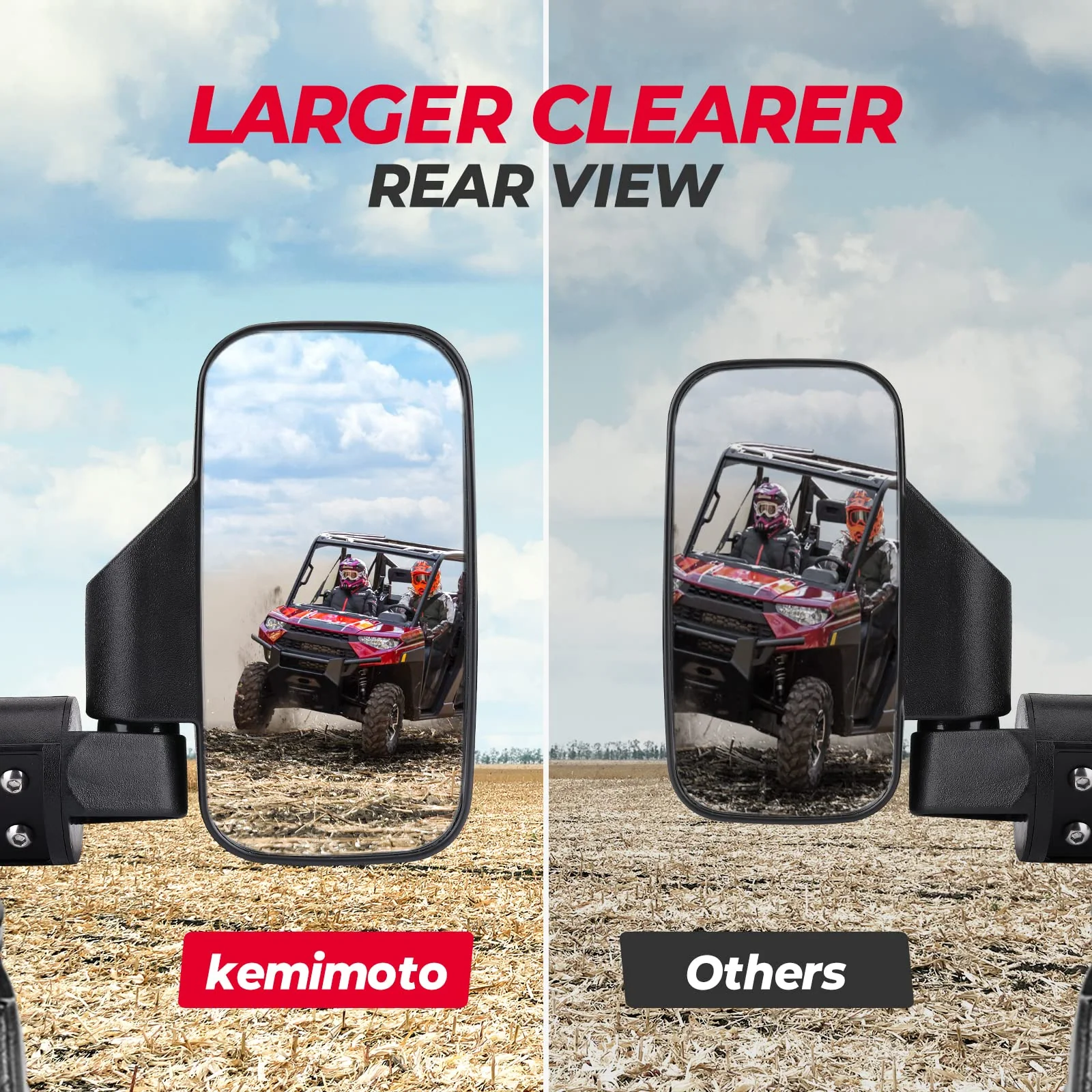 UTV Side Mirror for Ranger/General/Defender/UFORCE - Image 3