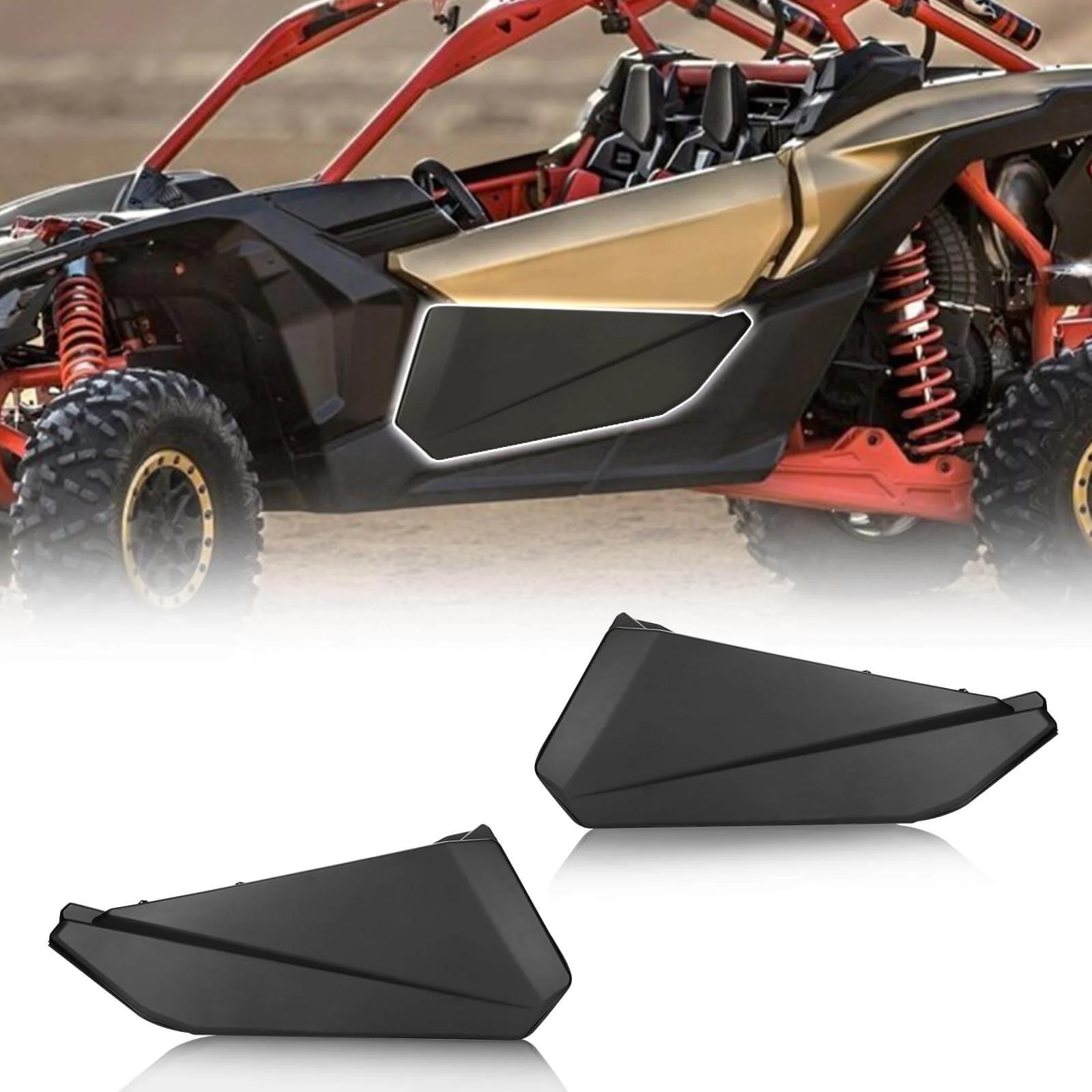 Tablet Holder & Front Lower Door Inserts Fit Can-Am Maverick X3 - Image 7