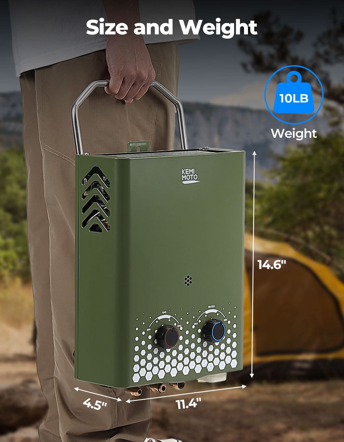 Tankless Water Heater, 1.32GPM 5L - Image 7
