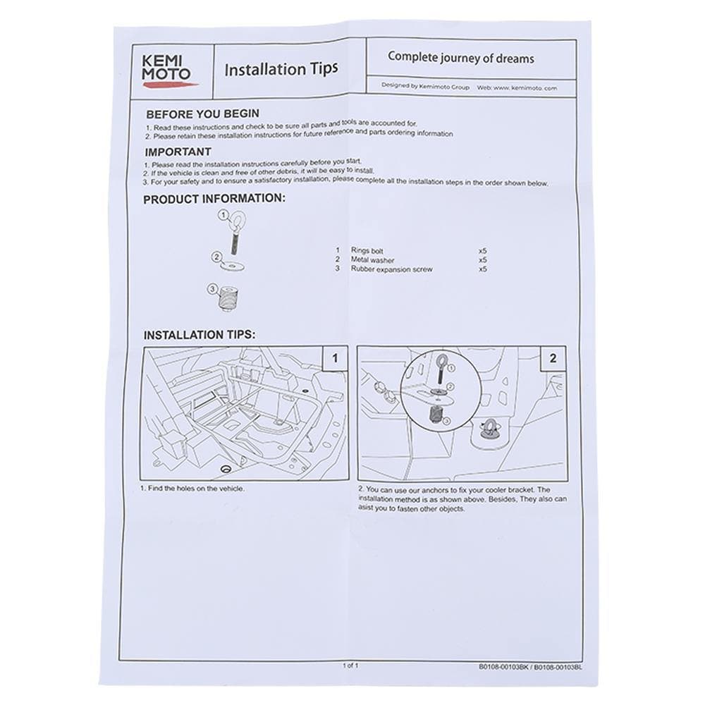 Upgrade ATV Tie Down Anchors for Polaris RZR - Image 6